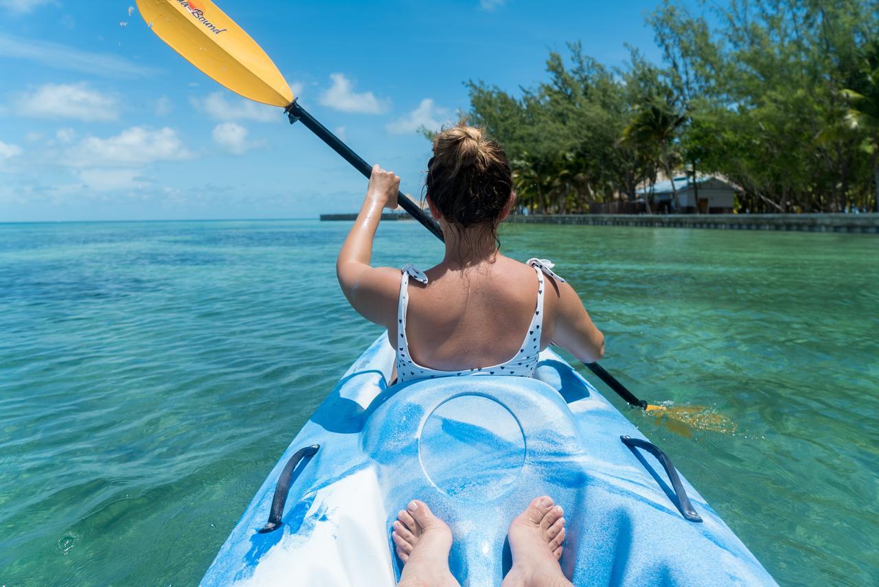 Thatch Caye Resort A Muy'Ono Resort Hopkins Exteriér fotografie