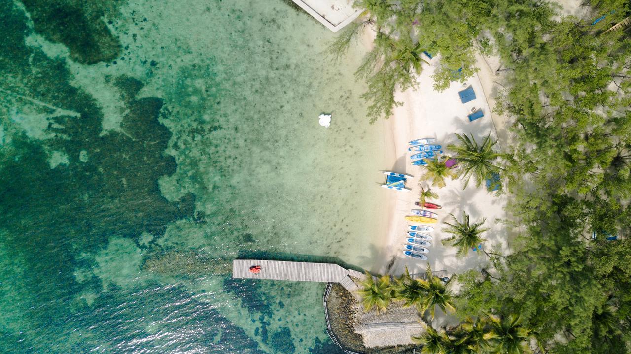 Thatch Caye Resort A Muy'Ono Resort Hopkins Exteriér fotografie